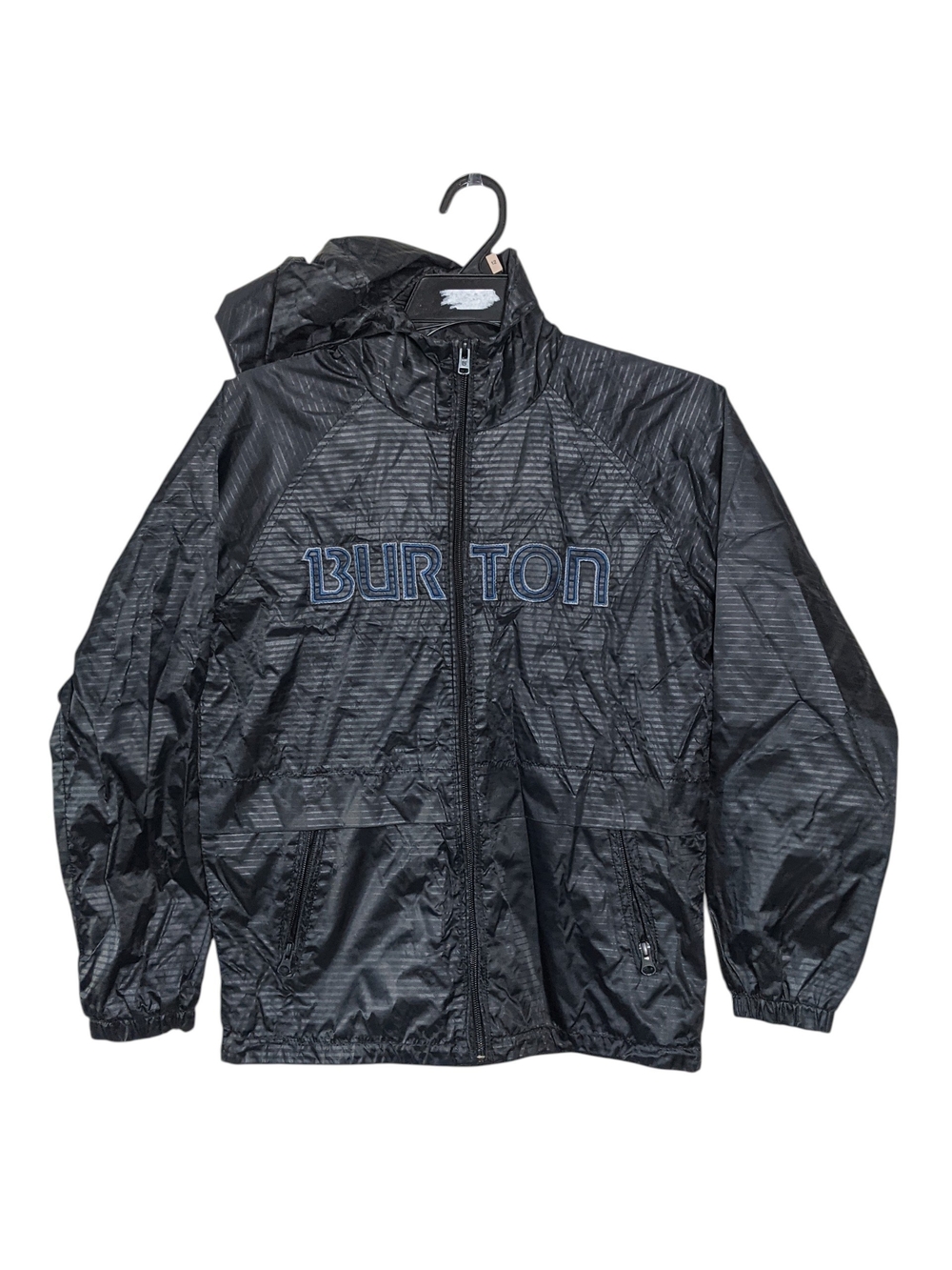 Burton Black Kids' Hooded Rain Jacket Size S 8
